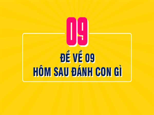 Đề về 09 hôm sau đánh con gì nên chọn số nào may mắn