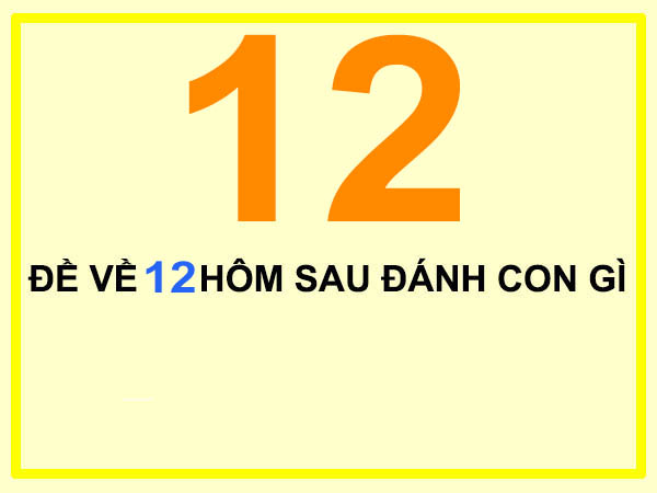 Xổ số về 12 hôm sau thống kê con gì chọn số mấy ăn chắc dễ trúng