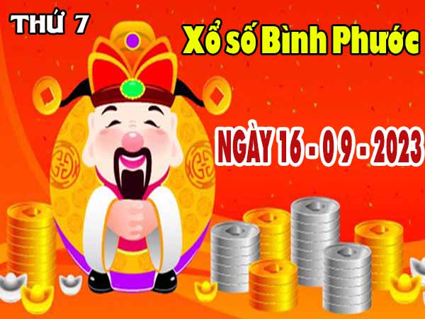 Thống kê XSBP ngày 16/9/2023 đài Bình Phước thứ 7 hôm nay chính xác nhất