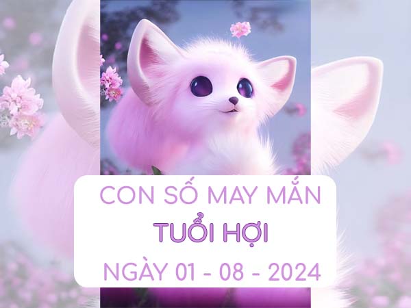 Con số may mắn tuổi Hợi ngày 1/8/2024 Thứ 5 hôm nay 2