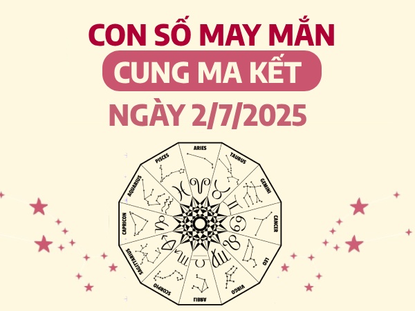 Con số đẹp cung Ma Kết ngày 2/7/2025 dẫn lối thành công