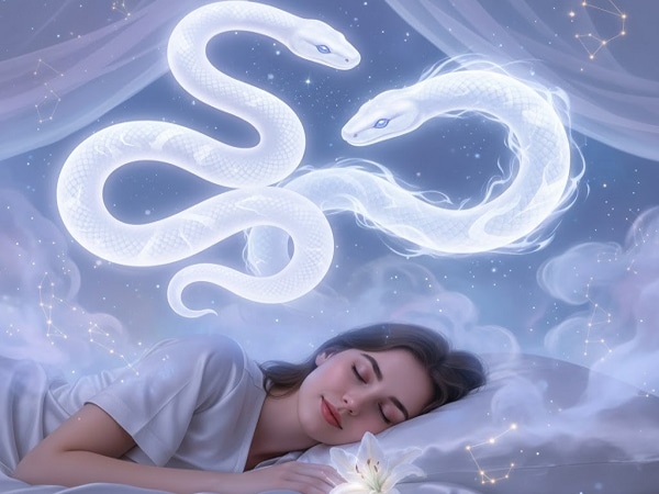 Giải mã nằm mơ thấy 2 con rắn trắng là điềm gì?