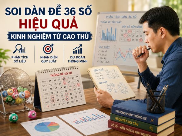 Soi dàn đề 36 số hiệu quả kinh nghiệm từ cao thủ