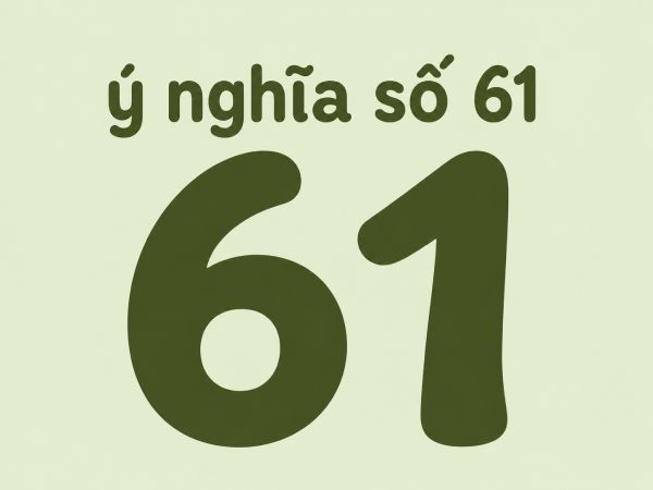 Tìm hiểu ý nghĩa số 61 theo phong thủy dân gian
